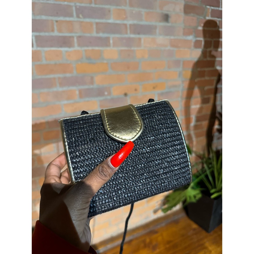 Gold/Black Purse Crossbody - image 3